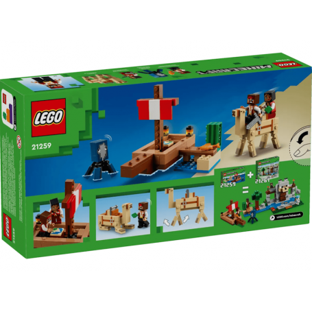 Lego Minecraft - A Viagem do Barco Pirata