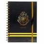 Harry Potter - Bloco de Apontamentos com elástico A5 Harry Potter Gold