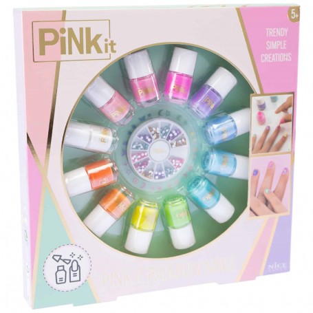 Pink It - Kit de Unhas Arco-íris