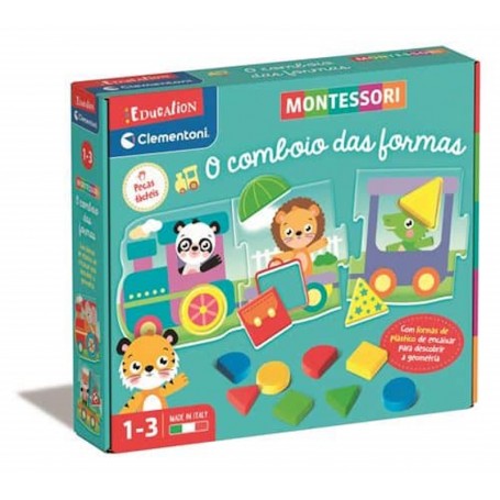 Clementoni Montessori - O Comboio das Formas