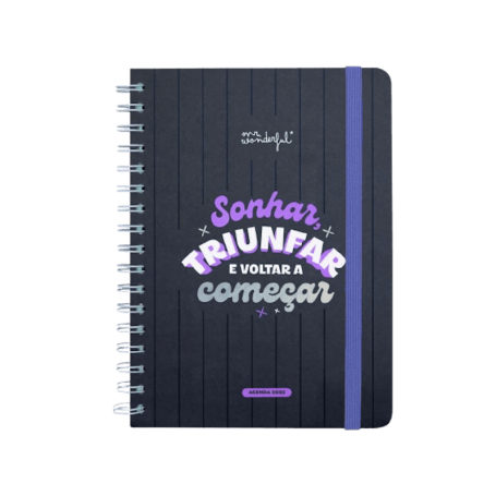 Mr. Wonderful - Agenda Wonder 2025 Semanal: Sonhar, Triunfar E Voltar A Começar