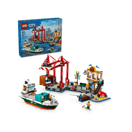 Lego City - Porto à Beira-Mar Com Navio de Carga 60422