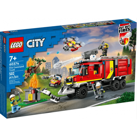 Lego City - Camião de Comando dos Bombeiros 60374