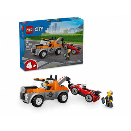 Lego City - Camião de Reboque E Conserto de Carro Desportivo 60435