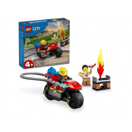 Lego City - Motocicleta dos Bombeiros 60410