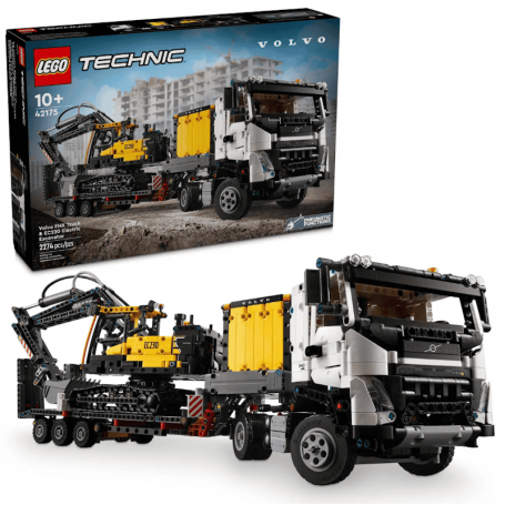 Lego Technic - Camião FMX E Escavadoura Elétrica EC230 Da Volvo 42175