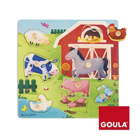 Goula - Puzzle De Encaixe De Mães E Bebés Na Quinta