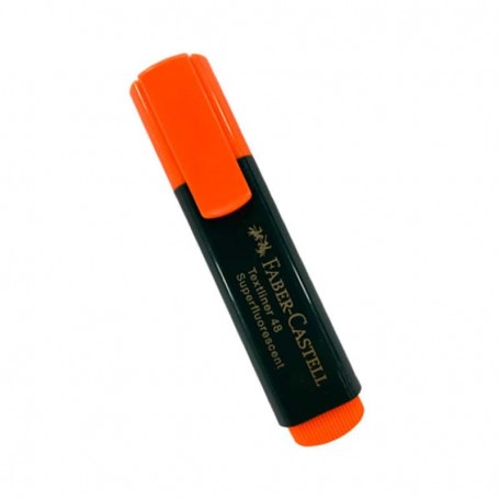 Faber-Castell - Marcador Textliner Superfluorescente 48: Laranja