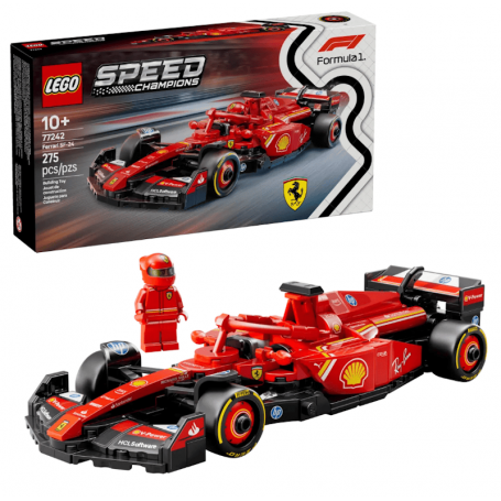 Lego Speed Champions - Carro de Corrida Ferrari SF-24 F1 77242
