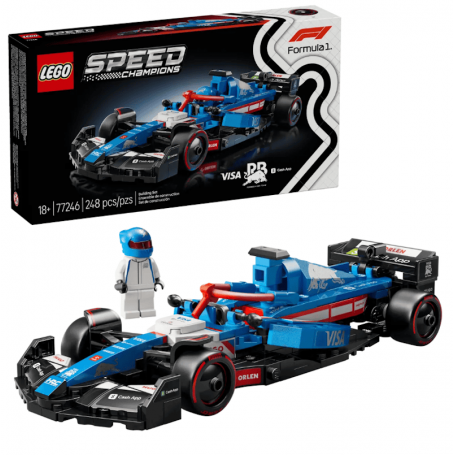 Lego Speed Champions - Carro de Corrida Visa Cash App RB Vcarb 01 F1 77246