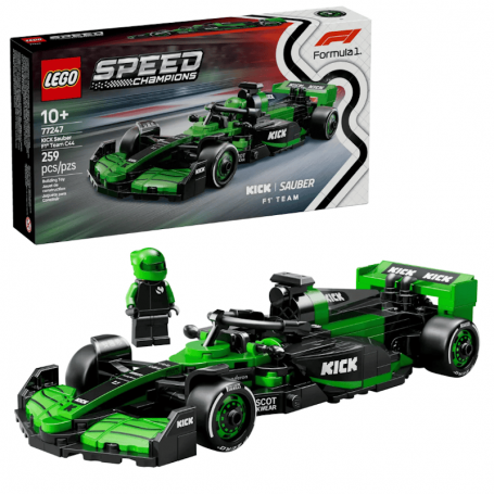 Lego Speed Champions - Carro de Corrida Kick Sauber F1 TeamC44 77247