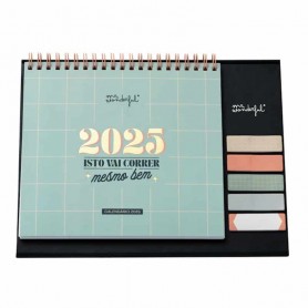 Mr. Wonderful - Calendário de Mesa, 2025, Isto Vai Corre Mesmo Bem Mr. Wonderful - Calendário de Mesa, 2025, Isto Vai Corre Mesmo Bem