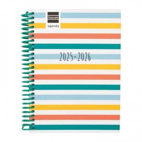Finocam - Agenda Escolar, 2025-2026, Diva Colors, 120x164mm, Semana Vista Finocam - Agenda Escolar, 2025-2026, Diva Colors, 120x164mm, Semana Vista