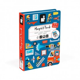 Janod - Livro Magnético: Bombeiros Janod - Livro Magnético: Bombeiros