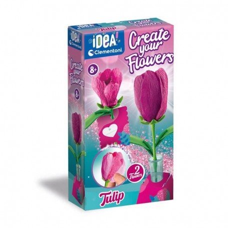Clementoni - Idea: Cria a Tua Flor Tulipa