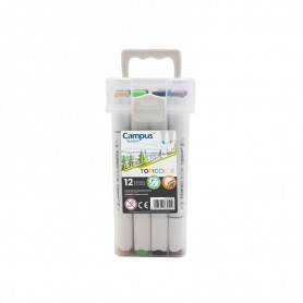 Campus - Caneta Topicolor, 12 Cores Campus - Caneta Topicolor, 12 Cores