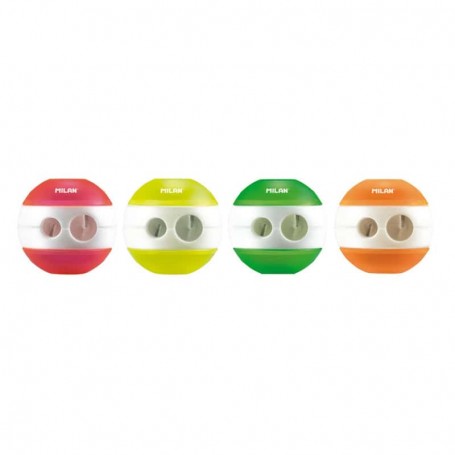 Milan - Afiadeira Sphere Fluo, Cores Sortidas