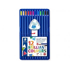 Staedtler - Lápis de Cor Aguareláveis, Estojo de Mesa, 12 Cores Staedtler - Lápis de Cor Aguareláveis, Estojo de Mesa, 12 Cores