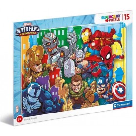 Educa - Puzzle 15 Peças: Marvel Super Hero Adventures