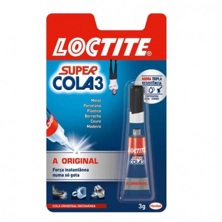 Loctite - Super Cola 3 de 3gr