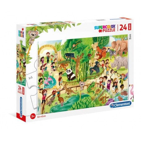 Clementoni Maxi Puzzle Supercolor Zoo