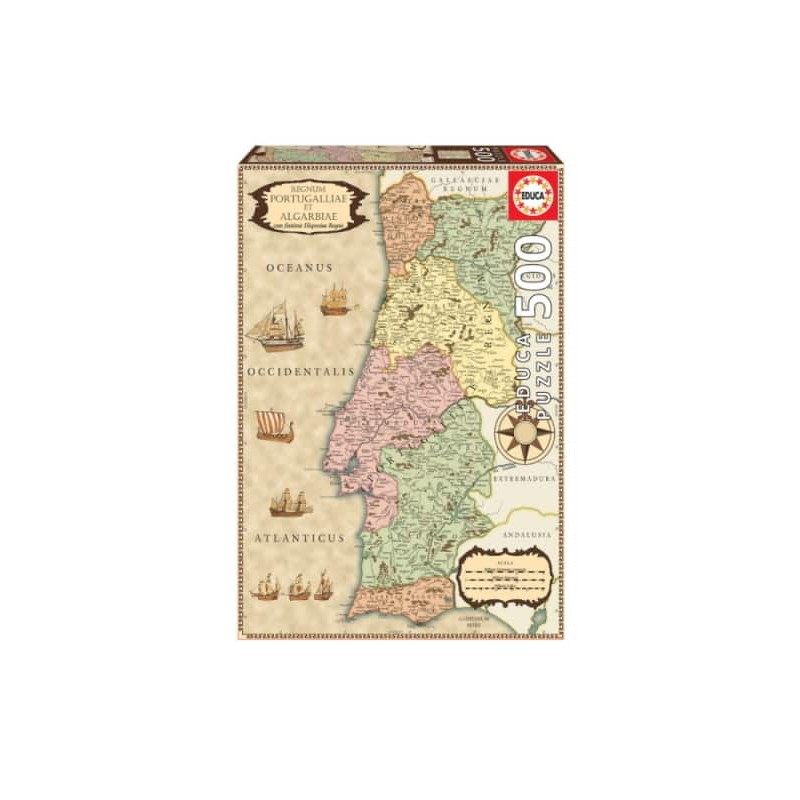 Educa Borrás - Mapa de Portugal Puzzle 150 Peças