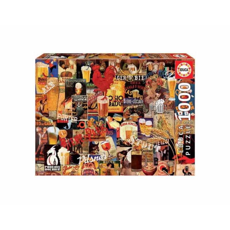 Puzzle Garagem vintage, 1 000 peças