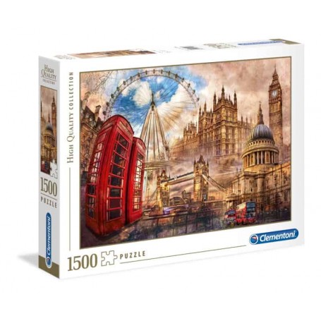 Clementoni Puzzle Vintage London 1500 Peças 31807