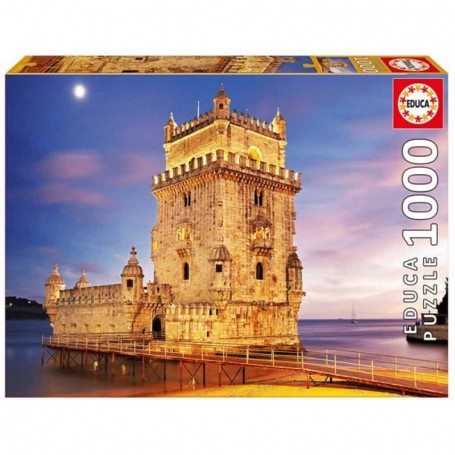 Educa - Puzzle 1000 Peças: Torre de Belém, Lisboa