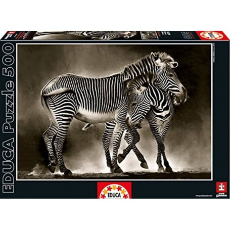Educa - Puzzle 500 Peças: Zebras