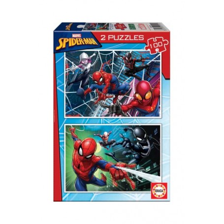 Educa Puzzle 2x100 Peças Spider-Man 18101