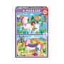 Educa Puzzle 2x20 Peças Unicórnios Fadas 18064