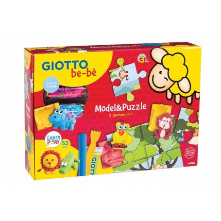 Giotto Be-bè - 2 em 1, Modelagem e Puzzle