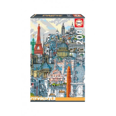 Educa City Puzzle 200 Peças Paris 18471