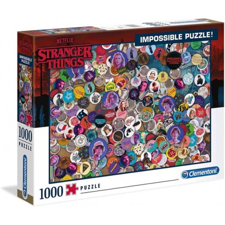 Clementoni - Puzzle 1000 Peças: Impossible Stranger Things