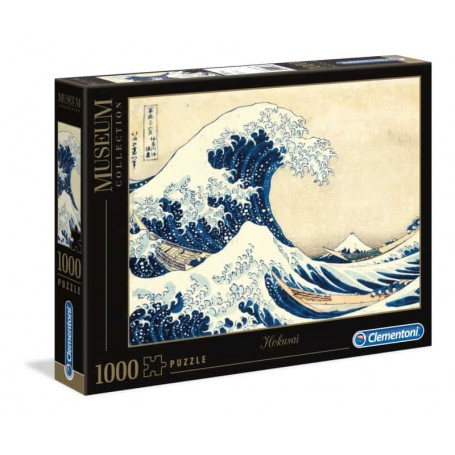 Clementoni Puzzle 1000 Peças Hokusai Onda Kanagawa 39378