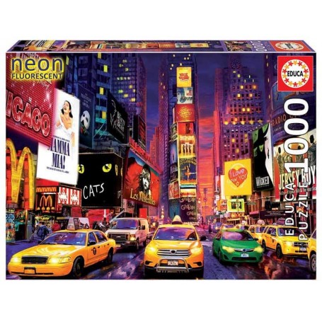 Educa - 1000 Peças Neon: Times Square, Nova Iorque