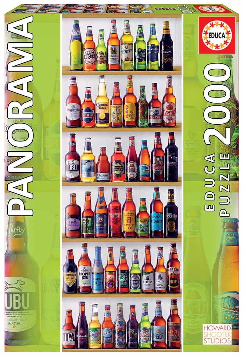 Puzzle  Cervezas Del Mundo Panorama (2000 Peças)