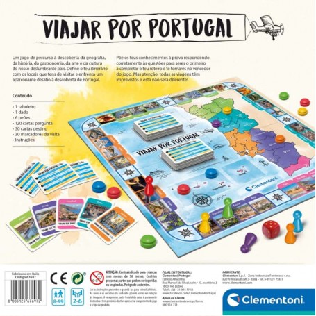 Jogo Educativo CLEMENTONI Quiz História de Portugal (Idade Mínima: 8)