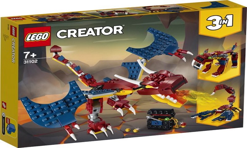 Playset Creator Fire dragon  31102