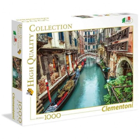 Clementoni -  Puzzle 1000 Peças Canal Veneza