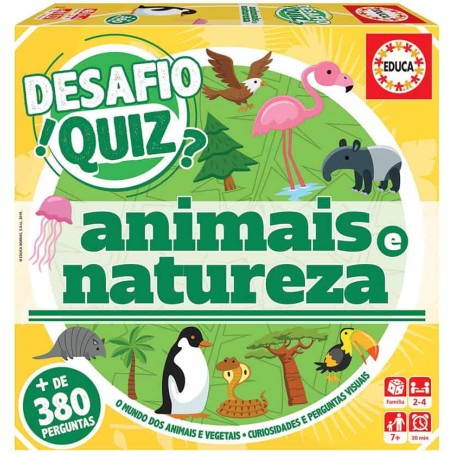 Educa - Desafio Quiz Animais e Natureza