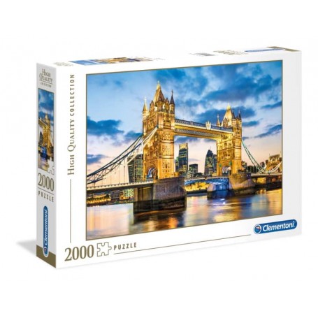 Clementoni - Puzzle 2000 Peças HQC Tower Bridge At Dusk 2020