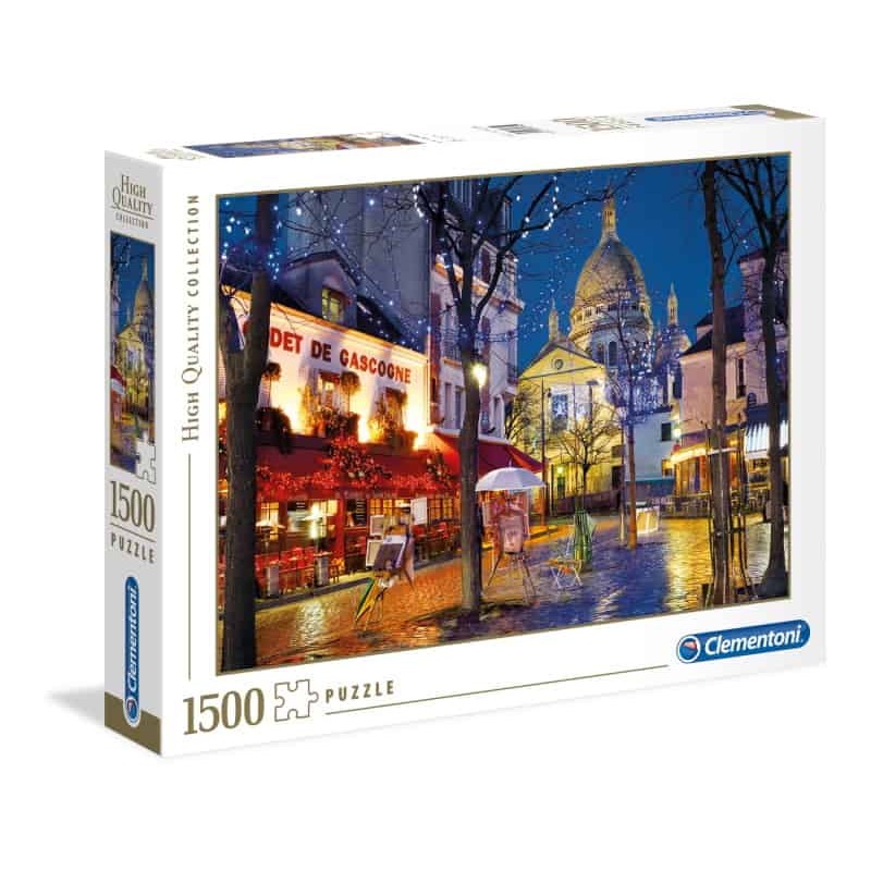 Clementoni - Puzzle 1500 Peças HQC Paris - Montmartre