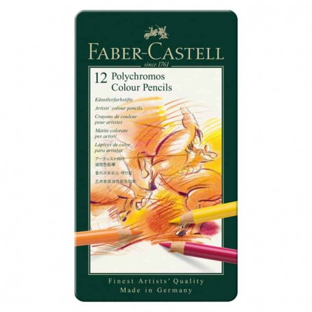 Faber Castell - Cx.12 Lápis Polychromos