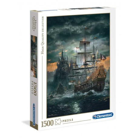 Clementoni - Puzzle 1500 Peças The Pirate Ship