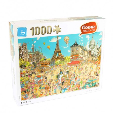 Puzzle - Paris Ilustrado - 1000 Peças
