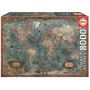 Educa - Puzzle Mapa Histórico do Mundo - 8000 Peças