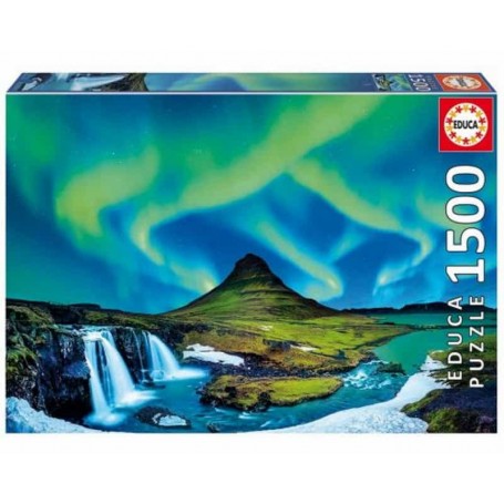 Educa - Puzzle 1500 Peças Aurora Boreal, Islândia