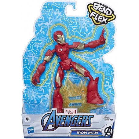 Hasbro - Marvel Avengers Bend And Flex Figura - Iron Man
